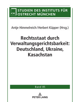 cover image of Rechtsstaat durch Verwaltungsgerichtsbarkeit